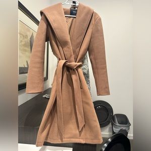 Only Riley hooded wool coat